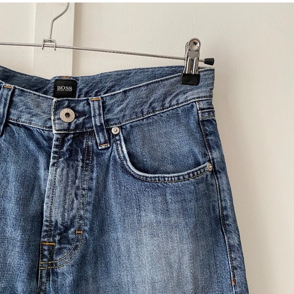 Hugo Boss Jeans Straight Fit Jacksons Blue W30 L29 - Picture 2 of 10